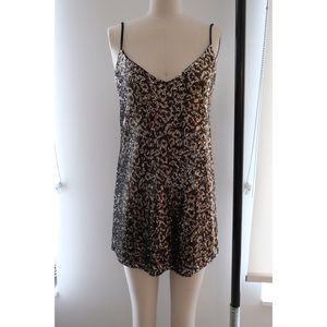 Leopard sequin dress - XS